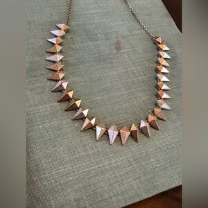 Silver Geometric Necklace